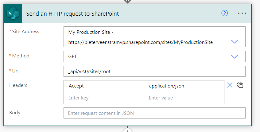 How to use Microsoft Graph for SharePoint within Power Automate