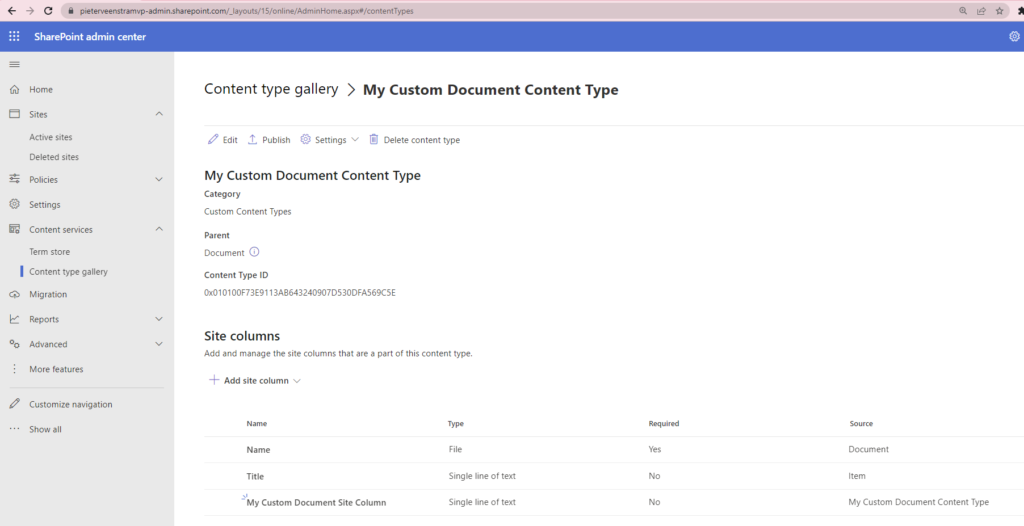 image 53 Using the new SharePoint Content Type Gallery in with existing sites