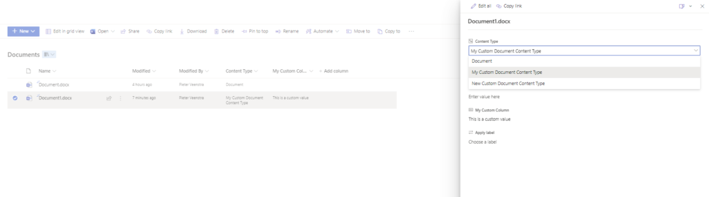 image 62 SharePoint Content Type Gallery Content Type