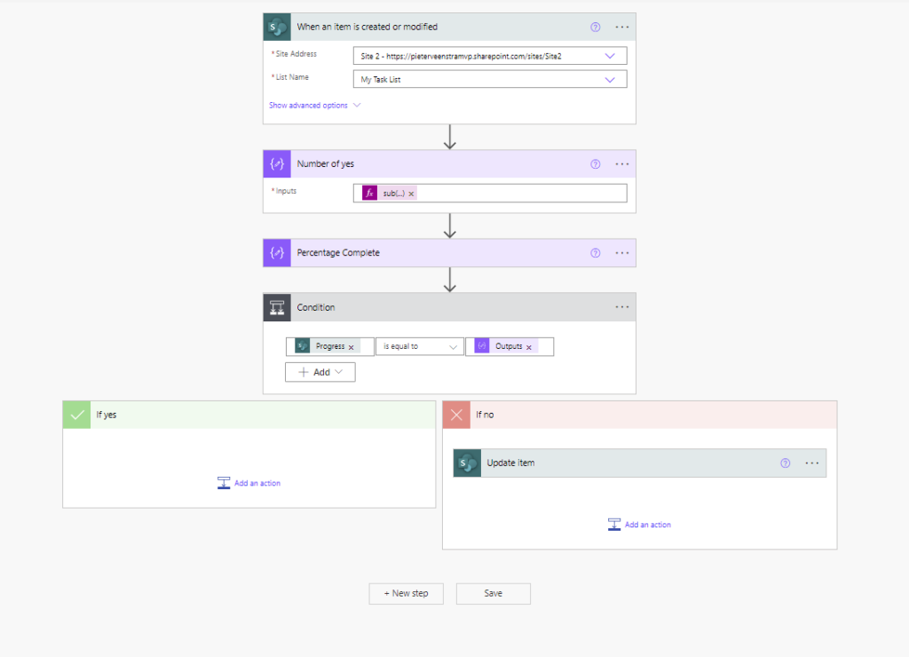image 9 Calculate work in progress of tasks in SharePoint using Power Automate