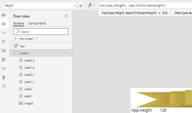 Size your Power Apps with Height and Width in SharePoint webparts