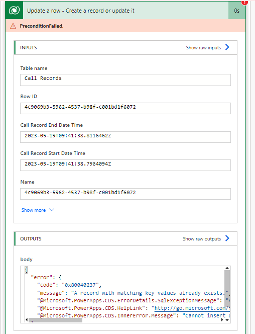 image 17 Don't Update or Insert records but Upsert in Dataverse when using Power Automate