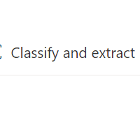 Classify and extract