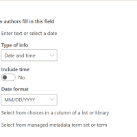 How authors fill in this field