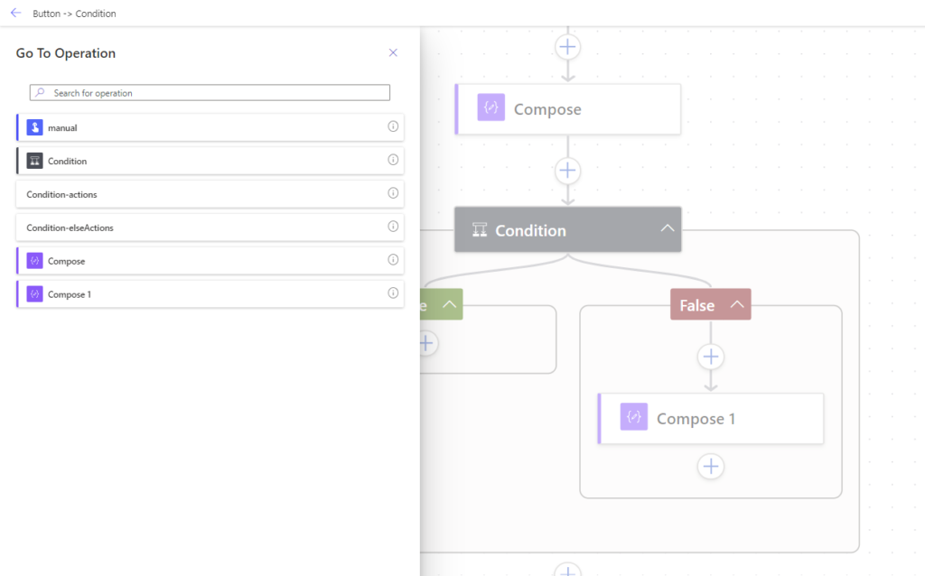 Bad example of naming steps in a flow