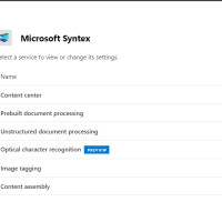 Microsoft Syntex services