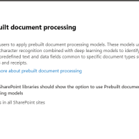 Prebuilt document processing