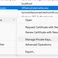 manage private keyes Manage Private Keyes