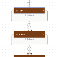 Dataverse flow no trigger try catch
