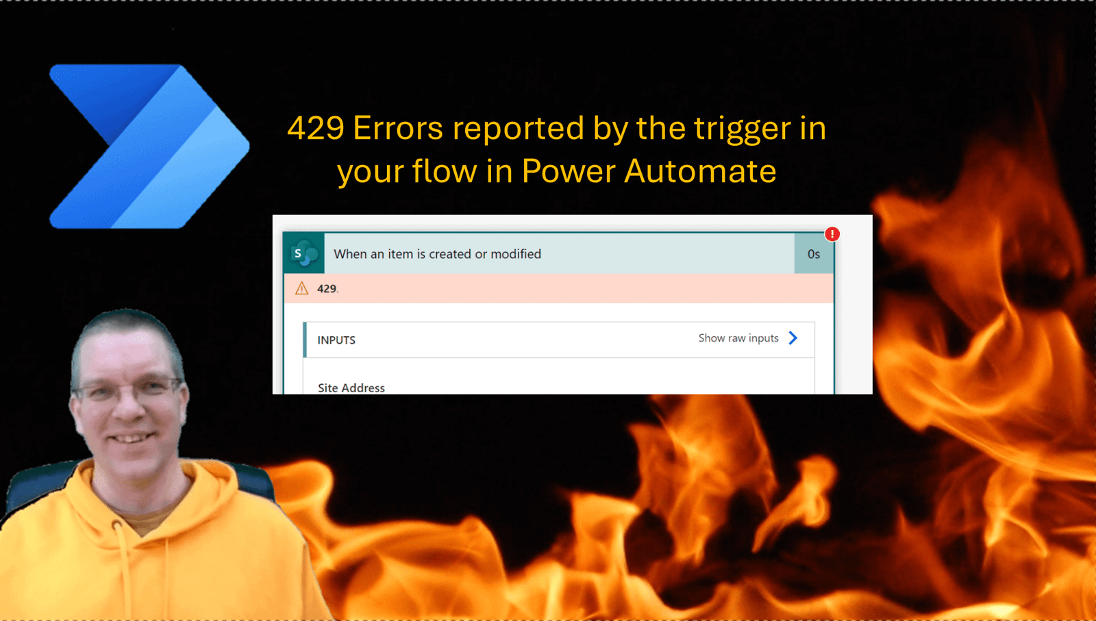 429 Errors reported by the trigger in your flow in Power Automate