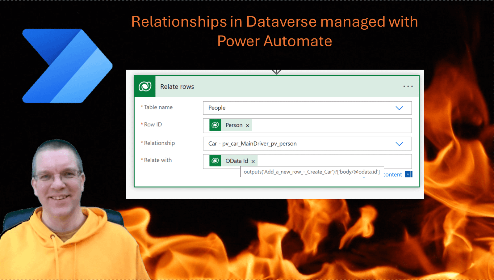 Relationships in Dataverse managed with Power Automate