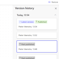 Restore option in Power Automate Restore option in Power Automate