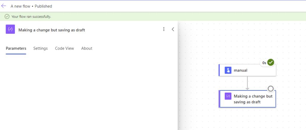 published flow will run our updates Published flow will run our updates