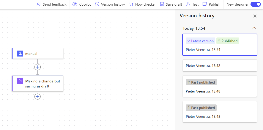 version history in power automate Version history in Power Automate
