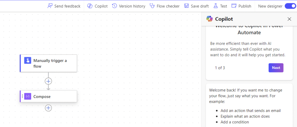 version history save draft and publish options in the new power automate ui Version History, Save Draft and Publish options in the new Power Automate UI