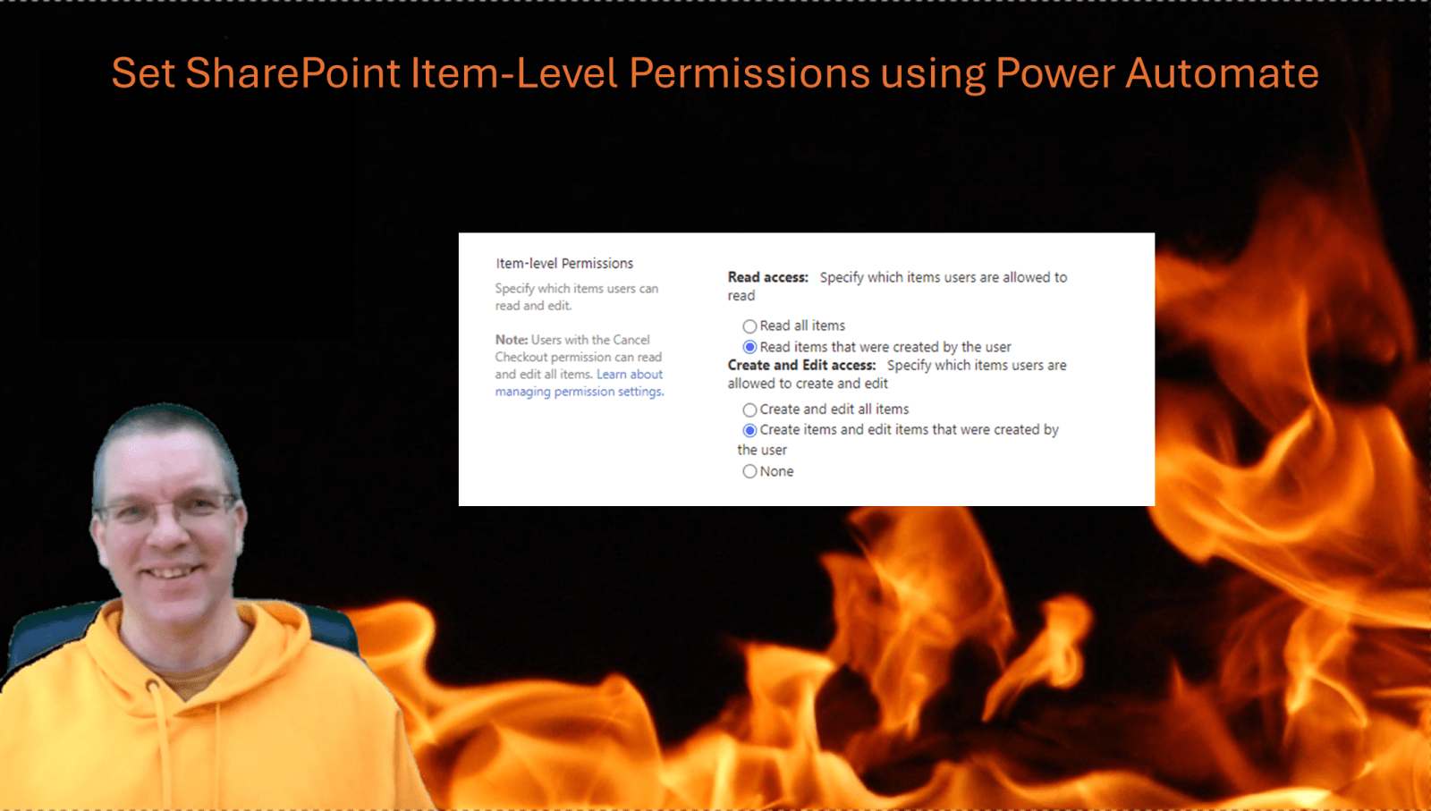 Set SharePoint Item-Level Permissions using Power Automate