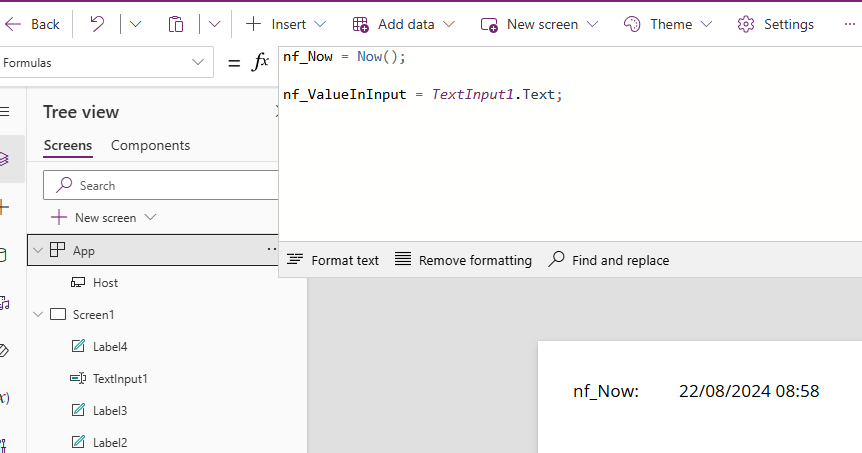 How to use Named Formulas in Power Apps