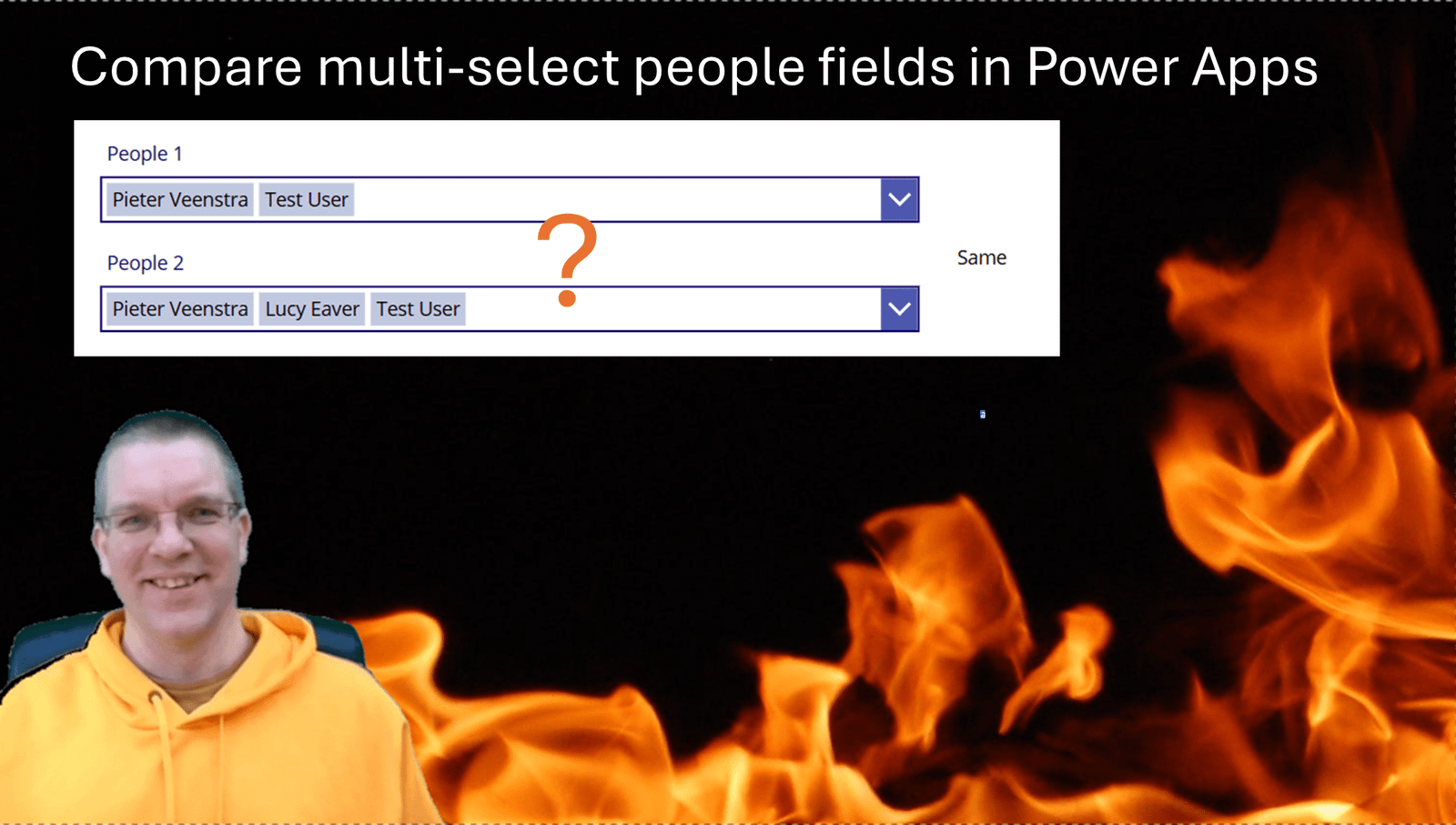 image 7 Compare multi-select people fields in Power Apps