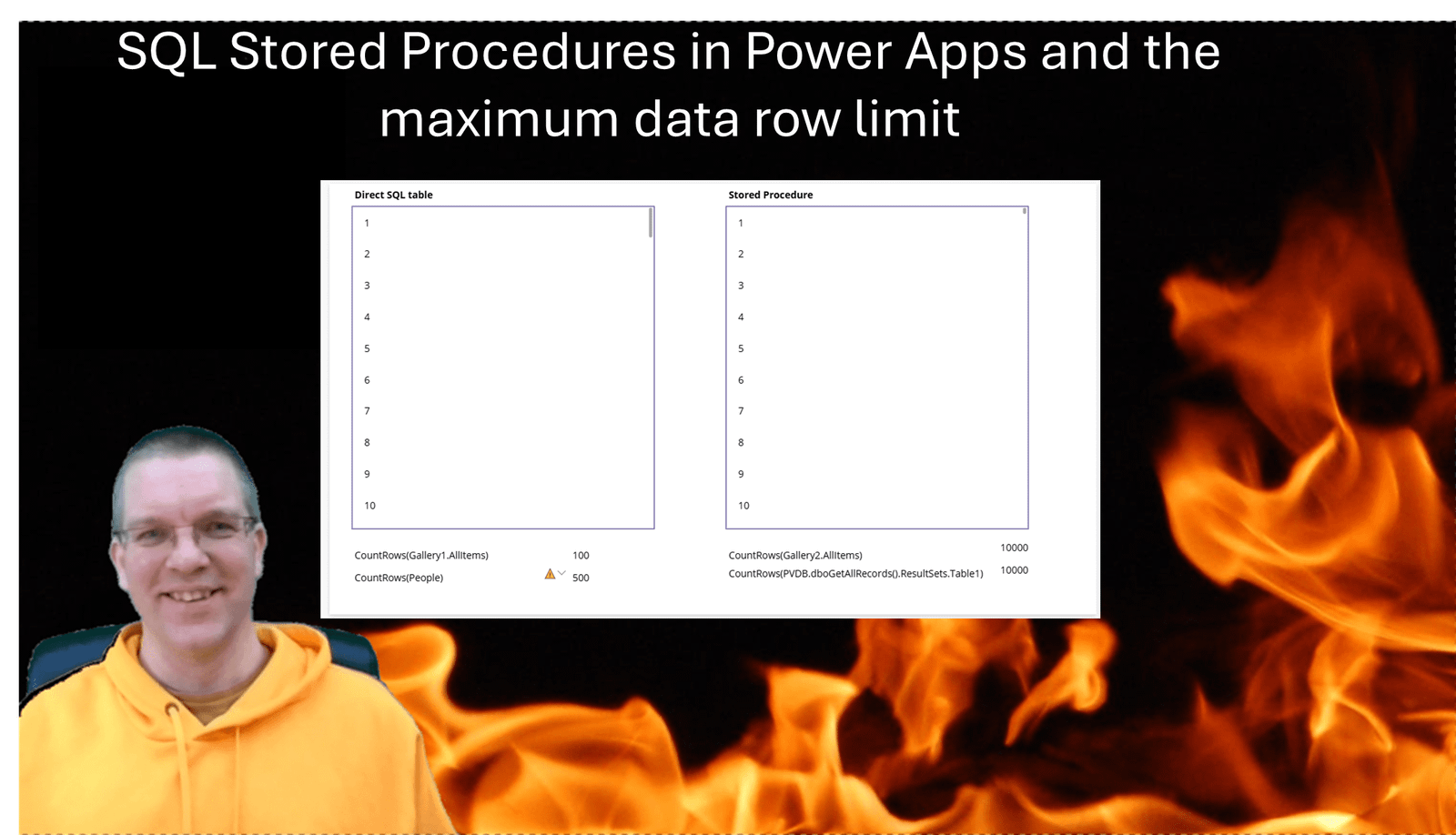 image 6 SQL Stored Procedures in Power Apps and the maximum data row limit