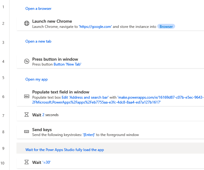 image 17 Using Power Automate Desktop to do automated testing for Power Apps