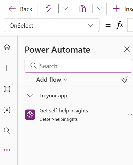 image 47 Adding the flow to the Power Apps