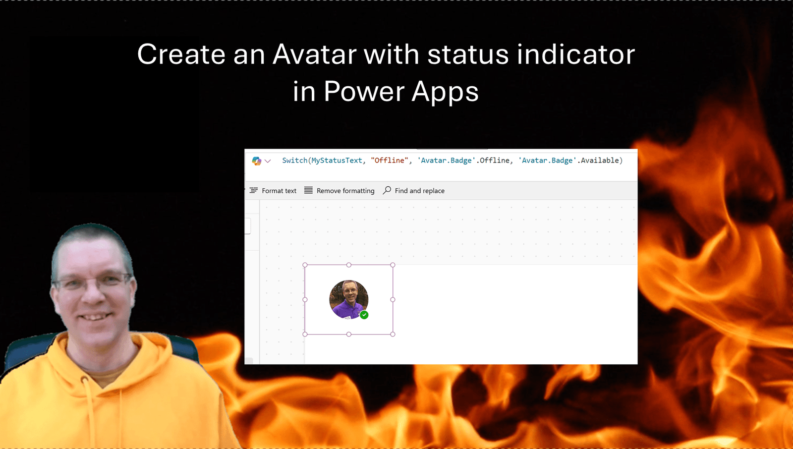 image 8 Create an Avatar with presence status indicator in Power Apps
