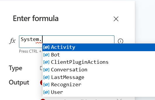 image 112 System Variables in Copilot Studio