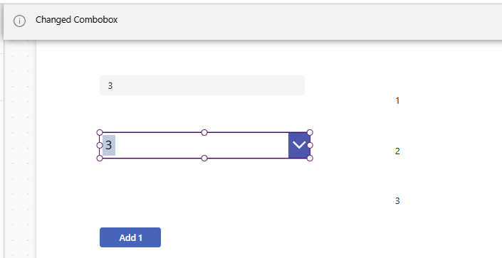 OnChange is triggered when the default selected item is updated