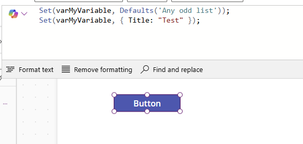 Using the Defaults function