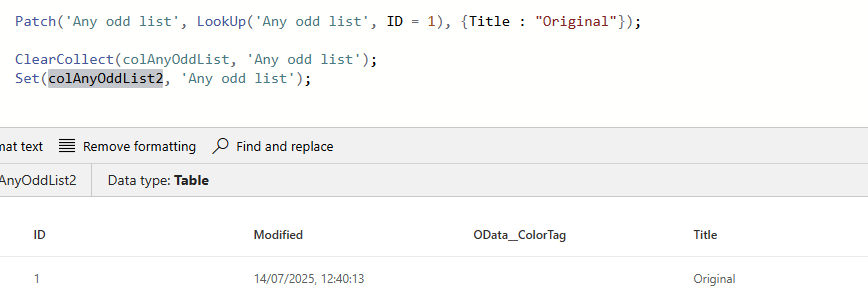 image 9 Set reading data