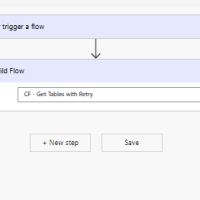 Call a child flow to support the Excel connector retry