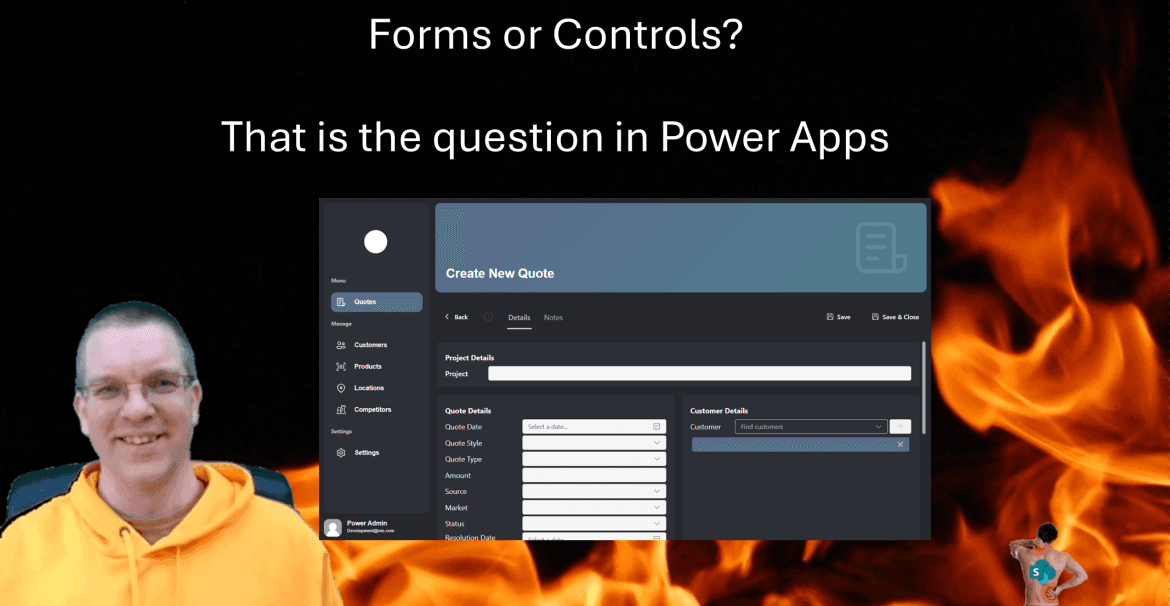 Forms or Controls? That is the question in Power Apps