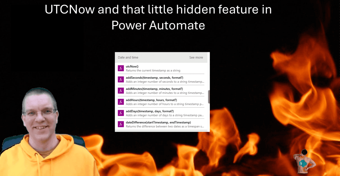 image 5 UTCNow and that little hidden feature in Power Automate