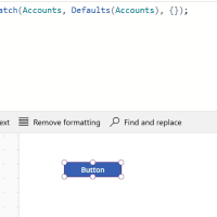 image 6 Code editor displaying a Patch function with a highlighted button labeled 'Button' in a user interface.