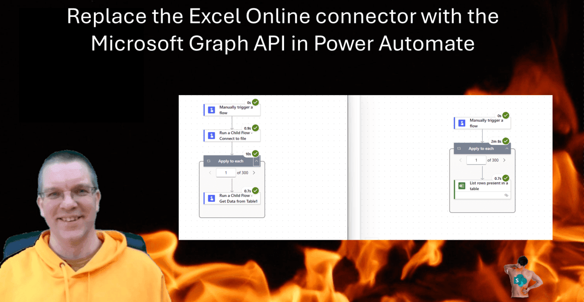 image 7 Replace the Excel Online connector with the Microsoft Graph API in Power Automate