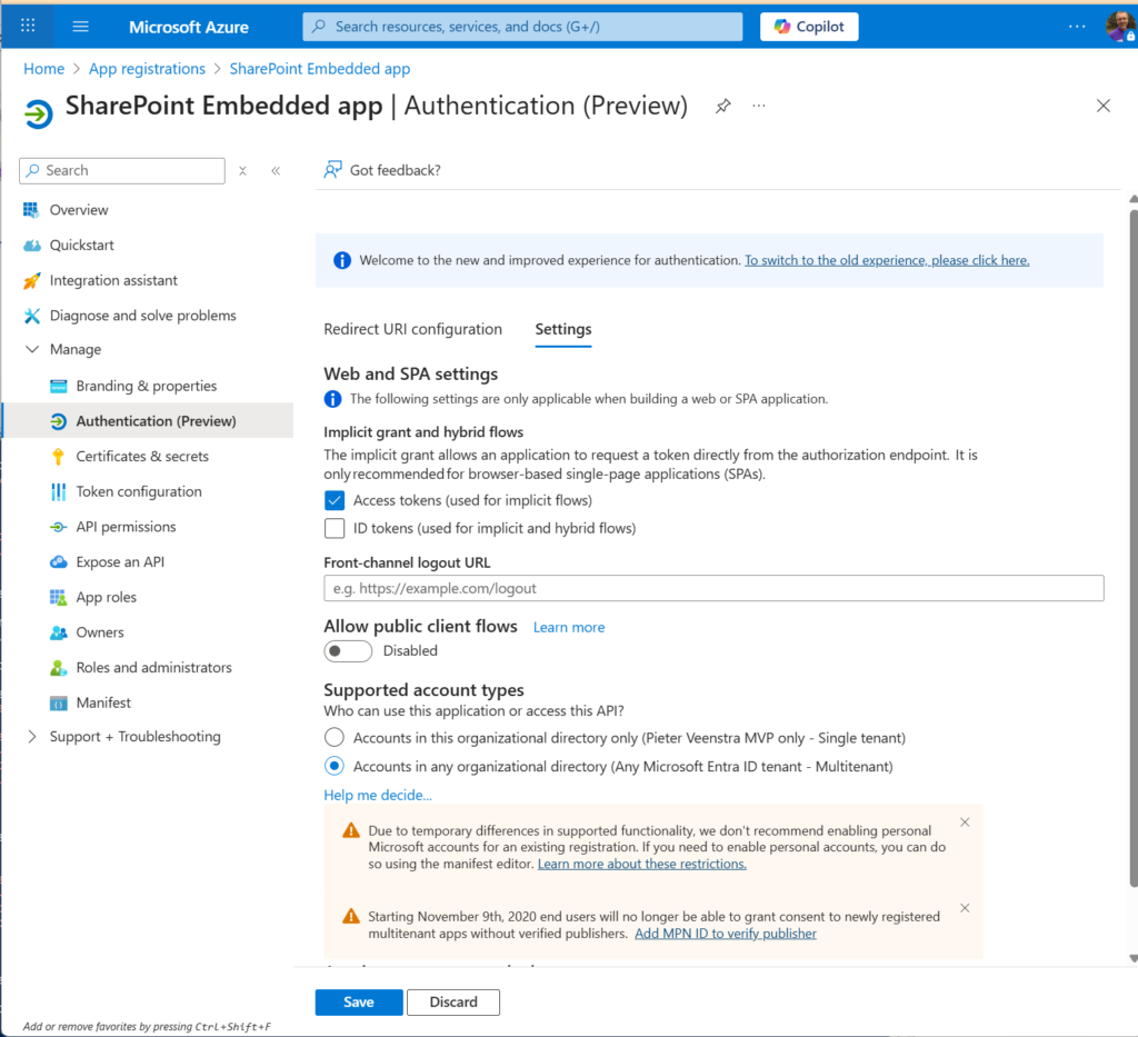 image 114 Configure Access Token