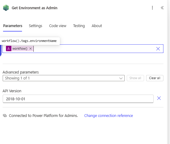 image 49 Get the environment as admin