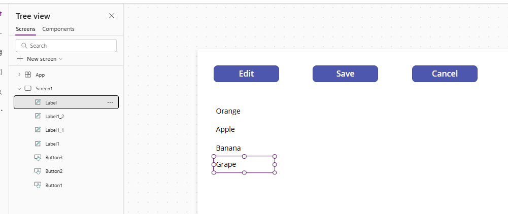 image 56 Select a control in the app