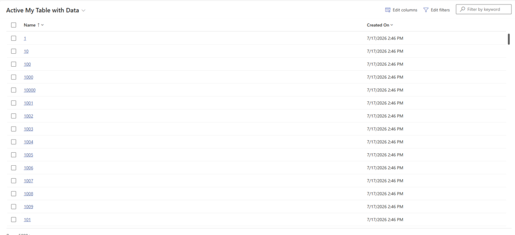 image Bulk update records within a Dataverse table