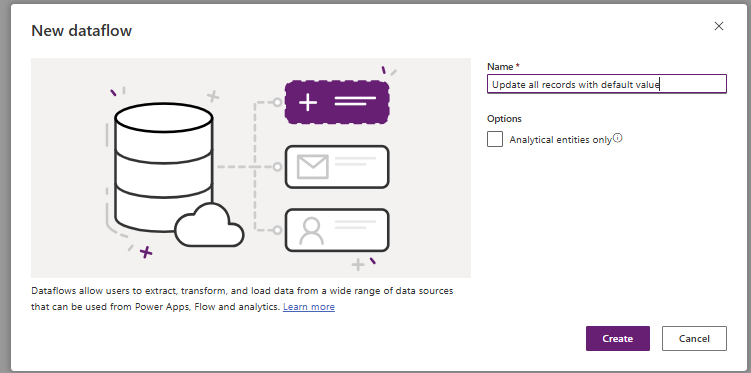 image 4 Bulk update records with a dataflow