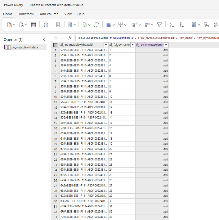image 7 Bulk update records within a Dataverse table